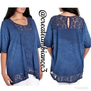 Junarose Lace Knit Top